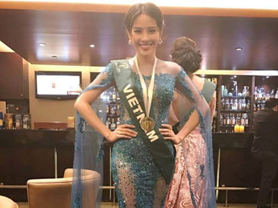 Nam Em giành thêm giải trang phục dạ hội tại Miss Earth 2016