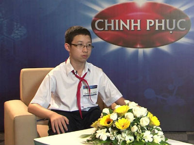"Cậu bé Google" giành vòng nguyệt quế Olympia với 400 điểm