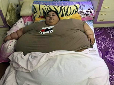 Đây chính là người phụ nữ béo nhất thế giới với cân nặng 500kg
