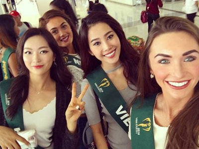 Nam Em có mặt trong tất cả các trang bình chọn cho Miss Earth 2016