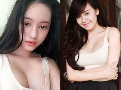 Thúy Vi công khai “so kè” vòng một “khủng” với Bà Tưng