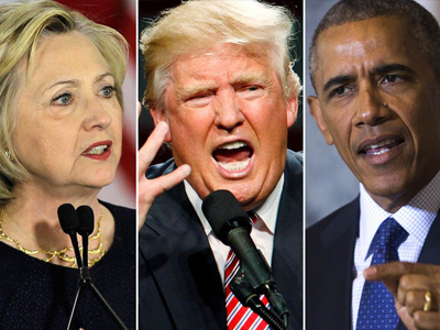 Ông Trump đề nghị điều tra Tổng thống Obama về vụ thư điện tử của bà Clinton