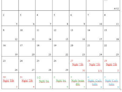 Tổng Liên đoàn Lao động đề xuất nghỉ 10 ngày dịp Tết Đinh Dậu 2017