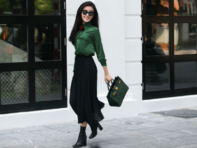 Á hậu Huyền My gợi ý street style đón thu