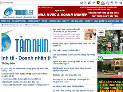Đình bản 3 tháng báo điện tử Tầm nhìn