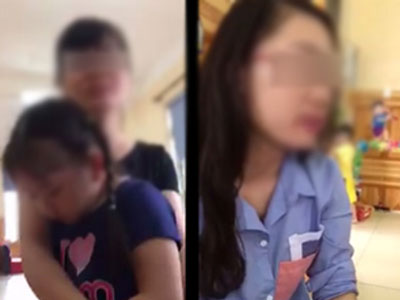 Phụ huynh tát cô giáo mầm non ngay tại trường vì nghi ngờ con mình bị bạo hành