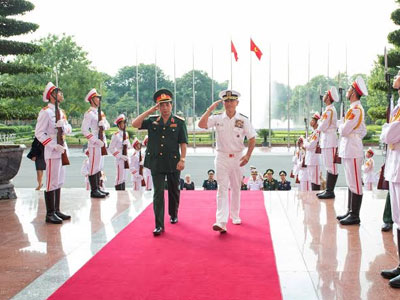 Tư lệnh Mỹ gặp Tổng tham mưu trưởng QĐND Việt Nam