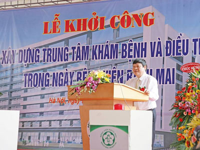 Bệnh viện Bạch Mai sẽ có sân đỗ trực thăng