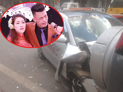 Vợ sắp đẻ của Hiệp Gà ra sao sau tai nạn nát đầu xe hơi?