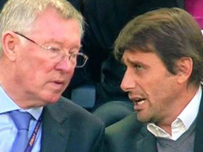Conte phản bác Ferguson vì loại Chelsea khỏi danh sách ứng viên vô địch