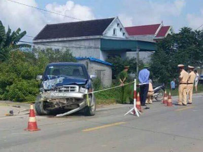 Chủ tịch xã lái xe tông chết 2 thiếu niên