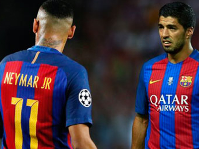 Suarez và Neymar đứng trước nguy cơ bị treo giò ở Siêu kinh điển