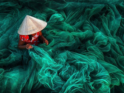 Ảnh đan lưới ở Phan Rang giành giải nhất ảnh quốc tế Siena
