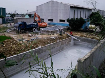 Bắt quả tang hơn 30 tấn thải ra môi trường chưa qua xử lý