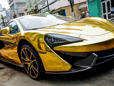 McLaren cũ của Cường Đô La mạ vàng phong cách Ả Rập