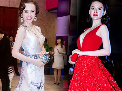 101 chiêu trò hút sự chú ý trên thảm đỏ của Angela Phương Trinh