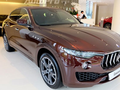 Cận cảnh hàng độc Maserati Levante "thỏi sô cô la" giá 5 tỷ Đồng tại Việt Nam