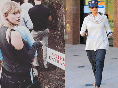 Taylor Swift và các sao nô nức đi bầu cử Tổng thống Mỹ