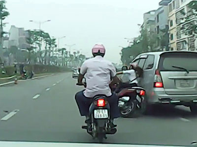 Xác định danh tính chủ xe Innova gây tai nạn trên đường Võ Chí Công