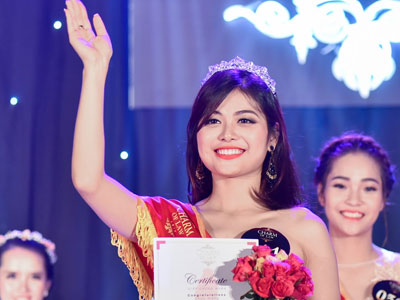 "Cô đồng xinh đẹp" trở thành hoa khôi Đại học Luật Hà Nội