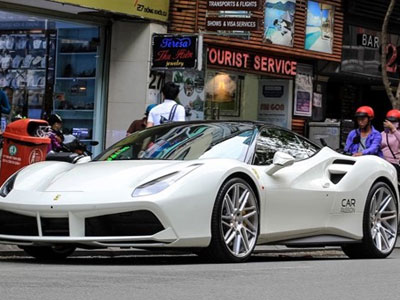 Ferrari 488 GTB của Cường Đô La lên đời mâm Vossen