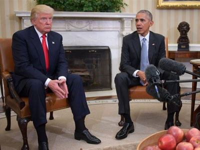 Obama gặp Trump ở Nhà Trắng: Chúng tôi đã trò chuyện vui vẻ