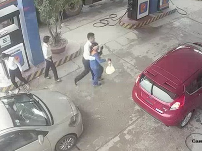 Cách chức cán bộ ngân hàng hành hung nhân viên cây xăng