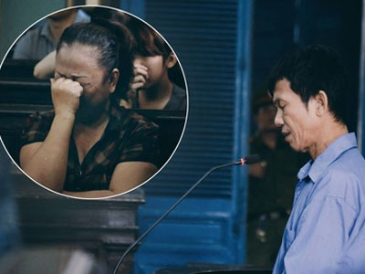 Cha vợ chém chết con rể: Nước mắt nghẹn ngào của người chị, người vợ, người con tại tòa