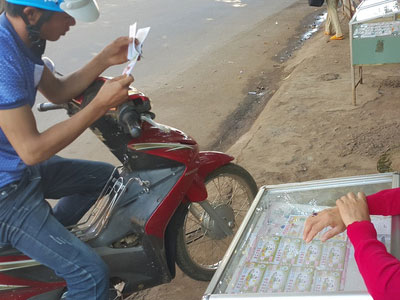 Đắk Nông: Tràn lan vé số kiểu Mỹ tự chọn, in sẵn