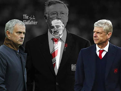 Cả Mourinho lẫn Wenger đều chưa "đủ tuổi" để thay thế "Bố già" Alex Ferguson