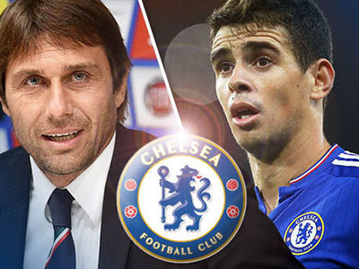 Conte bỏ rơi Oscar, rao bán giá 20 triệu bảng