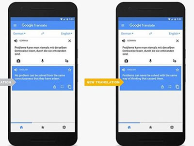 Google Translate được nâng cấp, thông minh hơn