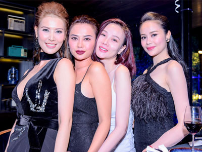 Dàn người đẹp mặc sexy dự sinh nhật chân dài Thanh Hoài