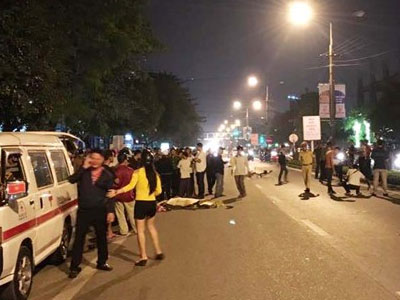 Lái xe SH đâm xe đạp, nam thanh niên tử vong tại chỗ