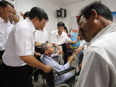 Nước mắt ân tình trong cuộc hội ngộ của cựu binh Gạc Ma