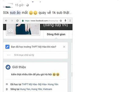 Hàng loạt tài khoản Facebook "hot" mất lượt theo dõi