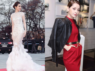 Chi Pu biến hóa với thời trang sự kiện