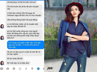 Lộ tin nhắn "mẹ đẻ" của VNTM đe dọa, công kích người mẫu "ăn cháo đá bát"