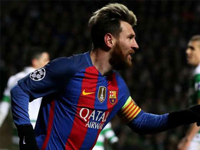 Messi lập cú đúp, Barca giành vé đi tiếp kèm vị trí dẫn đầu