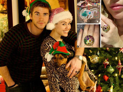 Miley Cyrus vui sướng khi được bạn trai tặng chiếc nhẫn lớn