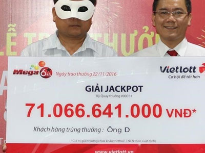 Phía sau màn trao thưởng xổ số 71 tỷ đồng