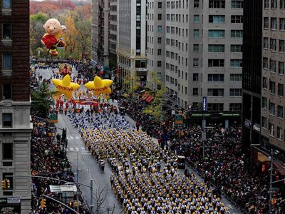 Hơn 3 triệu người dự diễu hành Lễ tạ ơn ở New York