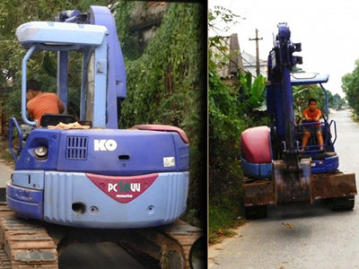 Sự thật cháu bé 8 tuổi lái máy xúc ở Hưng Yên