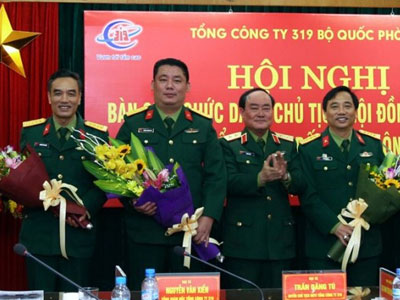 Thay đổi nhân sự chủ chốt ở Tổng công ty 319 Bộ Quốc phòng