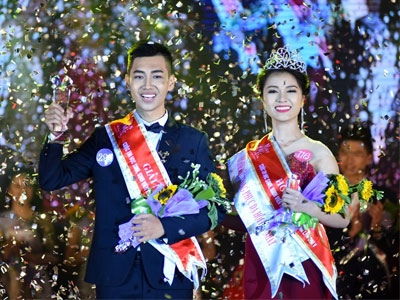 Chàng trai cao 1,8 m trở thành nam vương ĐH Quốc gia Hà Nội