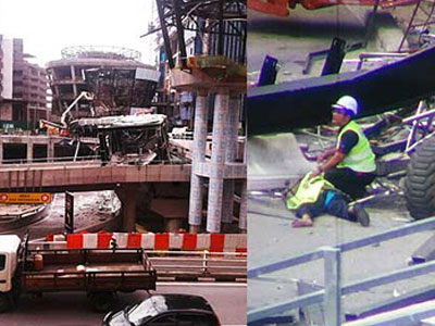 Sập cầu bộ hành, công nhân người Việt tử nạn ở Malaysia
