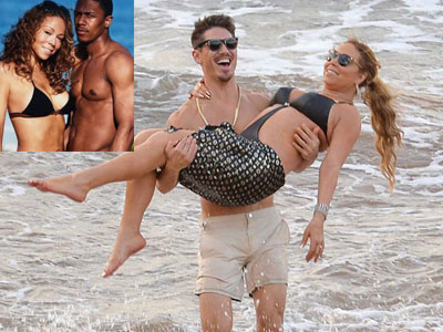 Chồng cũ chạnh lòng khi Mariah Carey được bồ mới bồng bế