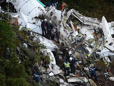 Colombia xác định nguyên nhân máy bay rơi làm 71 người chết