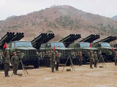 Triều Tiên tập bắn đạn pháo để "hủy diệt" Hàn Quốc