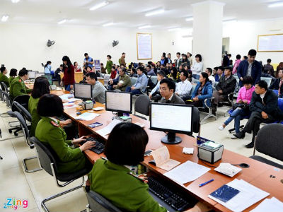 Thu phí khi cấp mới thẻ căn cước công dân